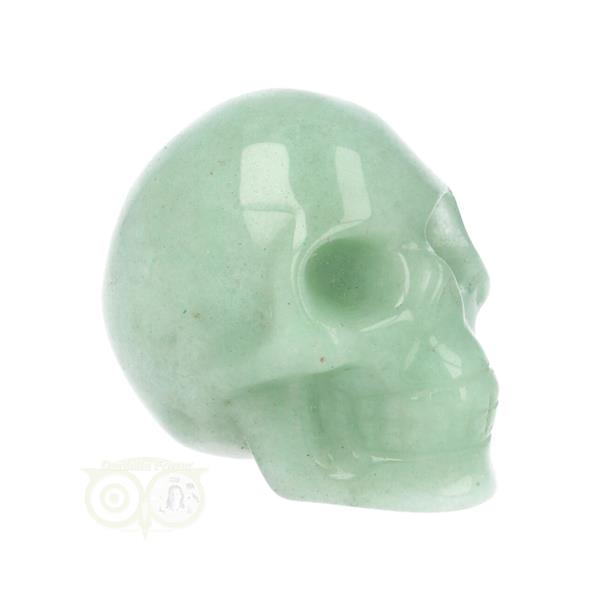 Grote foto groene aventurijn schedel nr 10 84 gram verzamelen overige verzamelingen