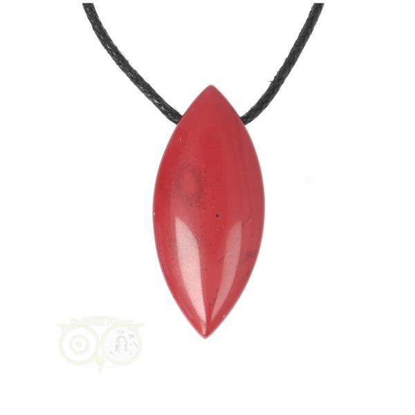 Grote foto rode jaspis ovaal hanger nr 11 11 gram sieraden tassen en uiterlijk bedels en hangers