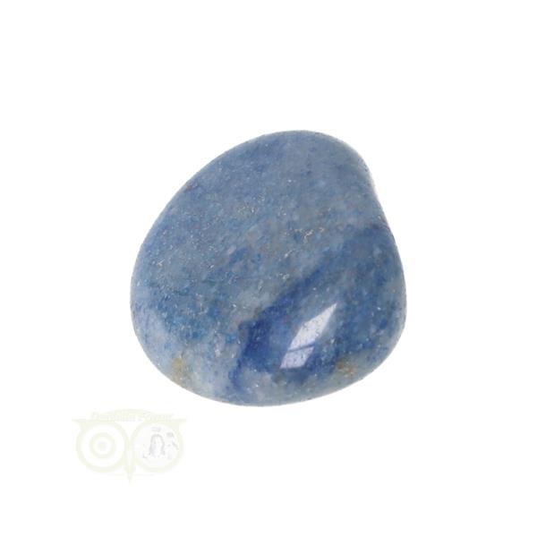 Grote foto blauwe kwarts trommelsteen nr 12 28 gram verzamelen overige verzamelingen