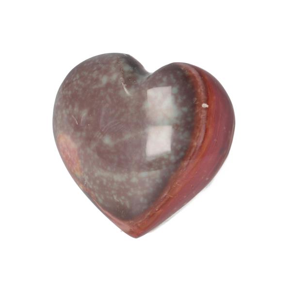 Grote foto polychroom jaspis hart 3 cm nr 18 21 gram madagaskar verzamelen overige verzamelingen