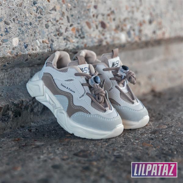 Grote foto futurez beige maat 22 28 kindersneakers maat 25 kinderen en baby schoenen voor meisjes