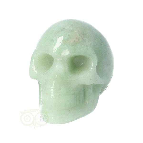 Grote foto groene aventurijn schedel nr 4 98 gram verzamelen overige verzamelingen