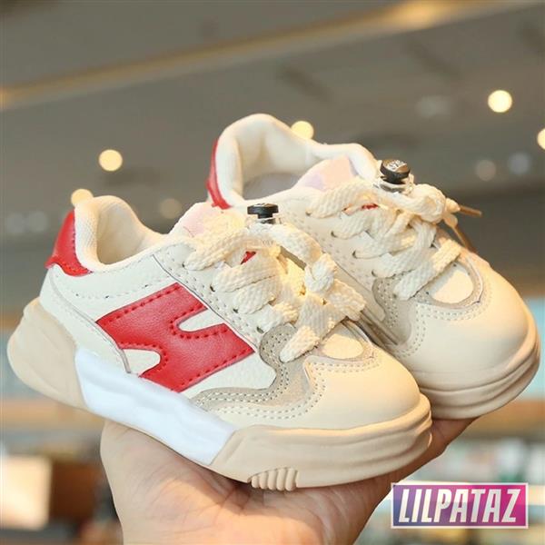 Grote foto performerz off white red maat 21 30 kindersneakers maat 23 kinderen en baby schoenen voor meisjes