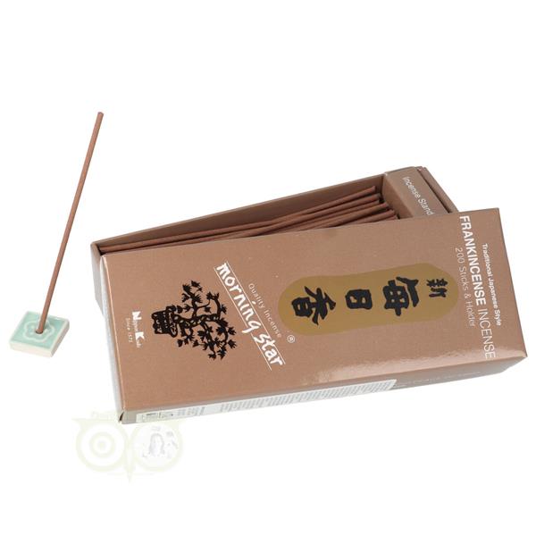 Grote foto wierook morning star frankincense 70 gram ca 200 sticks huis en inrichting woningdecoratie