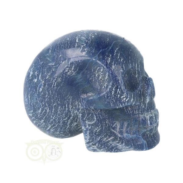 Grote foto blauwe kwarts kristallen schedel 606 gram verzamelen overige verzamelingen