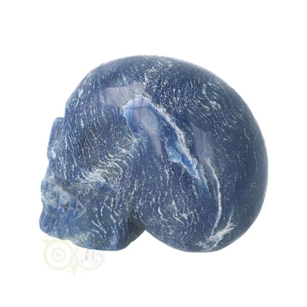 Grote foto blauwe kwarts kristallen schedel 606 gram verzamelen overige verzamelingen