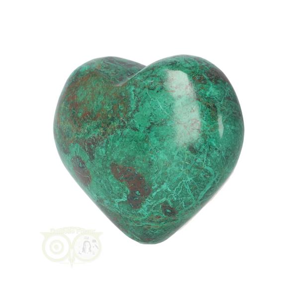 Grote foto chrysocolla hart nr 14 96 gram peru verzamelen overige verzamelingen