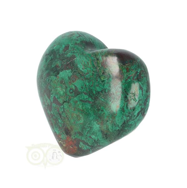 Grote foto chrysocolla hart nr 14 96 gram peru verzamelen overige verzamelingen