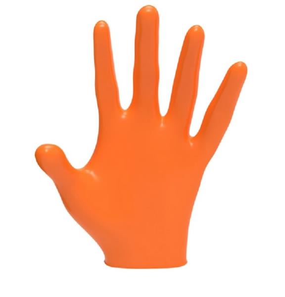 Grote foto l3vel3 nitrile handschoenen 100pcs orange 4 maten kleding dames sieraden