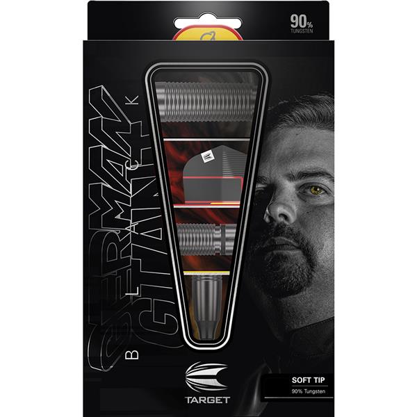 Grote foto softtip target gabriel clemens black 90 19 gram softtip sport en fitness darts