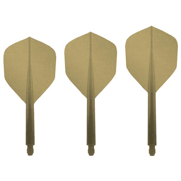 Grote foto condor axe metallic gold std.6 long sport en fitness darts