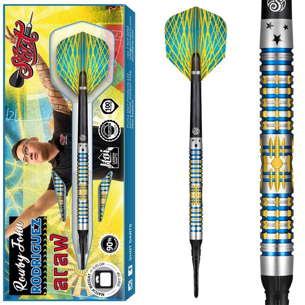 Grote foto softtip shot rowby john rodriquez araw 90 20 gram sport en fitness darts