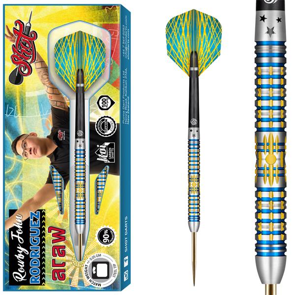 Grote foto shot rowby john rodriguez araw 90 26 gram sport en fitness darts