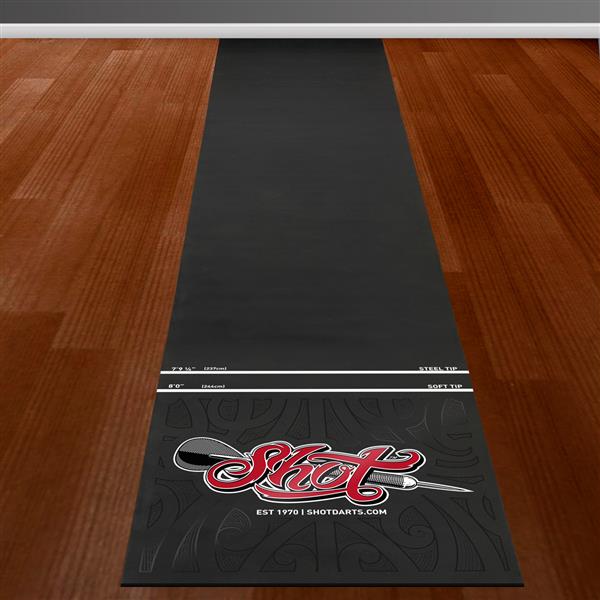 Grote foto shot rubber dart mat 300x62 cm shot rubber dart mat 300x62 cm sport en fitness darts