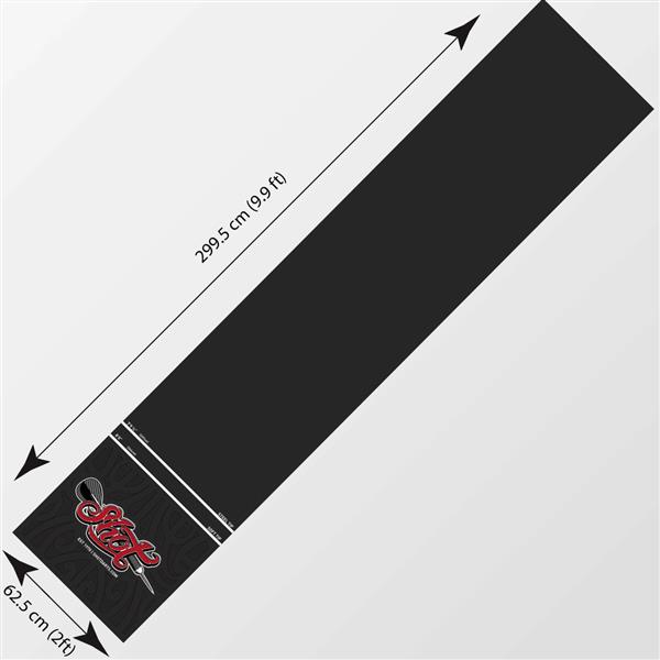 Grote foto shot rubber dart mat 300x62 cm shot rubber dart mat 300x62 cm sport en fitness darts