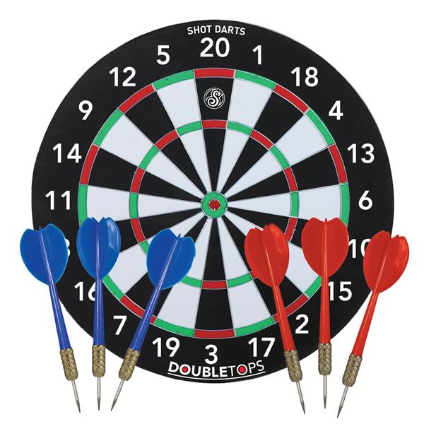 Grote foto shot double tops dartboard game shot double tops dartboard game sport en fitness darts