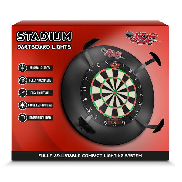 Grote foto shot stadium dartboard light shot stadium dartboard light sport en fitness darts