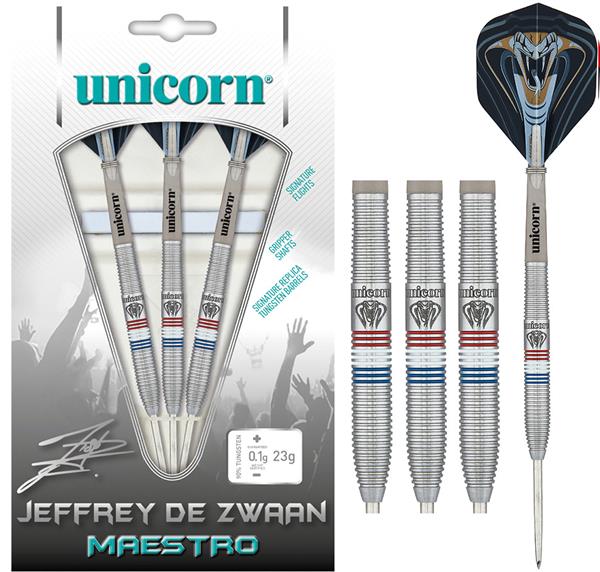 Grote foto unicorn jeffrey de zwaan maestro phase 2 90 unicorn jeffrey de zwaan maestro phase 2 90 25 gram sport en fitness darts