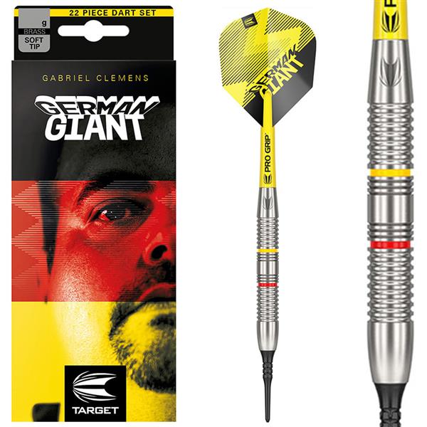 Grote foto softtip target gabriel clemens brass 18g softtip target gabriel clemens brass 18g sport en fitness darts