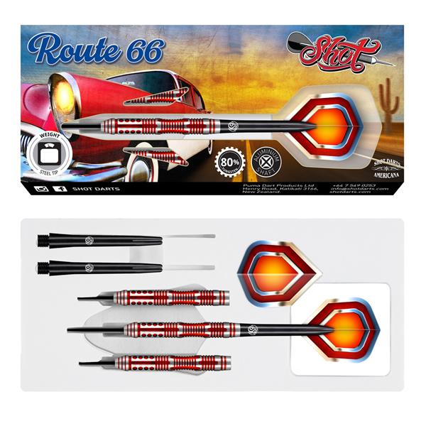 Grote foto shot americana route 66 80 shot americana route 66 80 25 gram sport en fitness darts