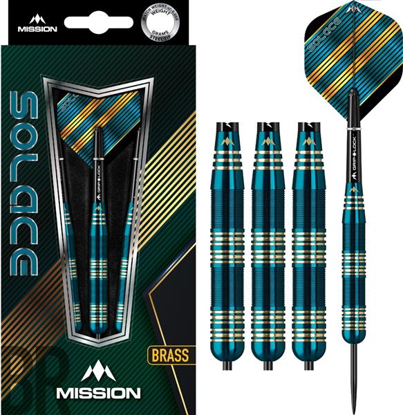 Grote foto mission solace m2 brass mission solace m2 brass 25 gram sport en fitness darts