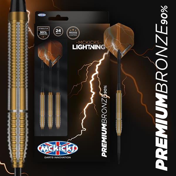 Grote foto mckicks premium bronze 90 mckicks premium bronze 90 24 gram sport en fitness darts