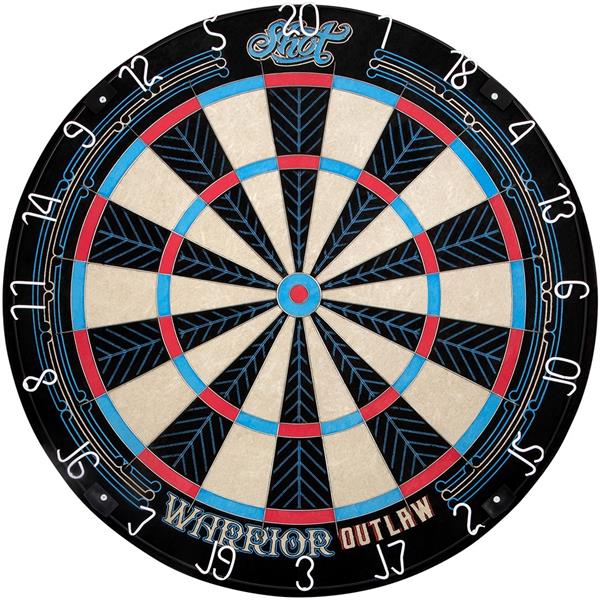 Grote foto shot warrior outlaw dartboard shot warrior outlaw dartboard sport en fitness darts