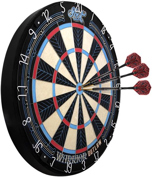 Grote foto shot warrior outlaw dartboard shot warrior outlaw dartboard sport en fitness darts