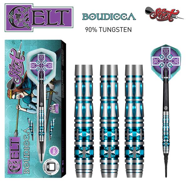 Grote foto softtip shot celt boudicca 90 st. shot celt boudicca 90 20 gram sport en fitness darts