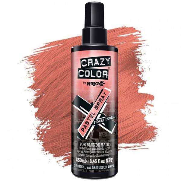 Grote foto crazy color pastel spray peachy coral 250 ml kleding dames sieraden