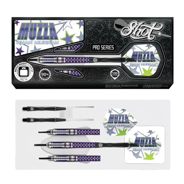 Grote foto shot pro series ryan murray 90 pro series ryan murray 90 28 gram sport en fitness darts