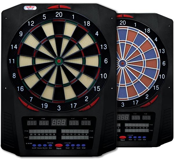 Grote foto bull universum pro electronic dartboard bull universum pro softtip board blue red sport en fitness darts