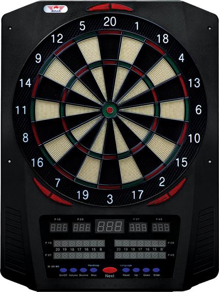 Grote foto bull universum pro electronic dartboard bull universum pro softtip board blue red sport en fitness darts