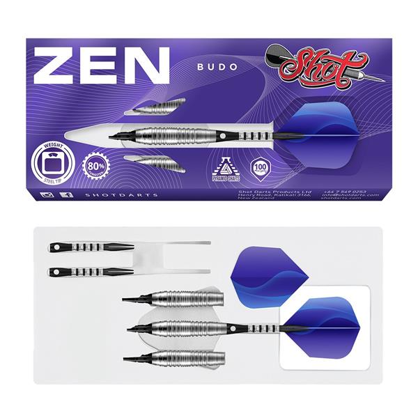 Grote foto softtip shot zen budo 80 st. zen budo 80 20 gram sport en fitness darts