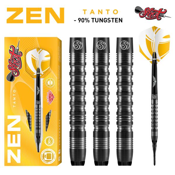 Grote foto softtip shot zen tanto 90 st. zen tanto 90 20 gram sport en fitness darts