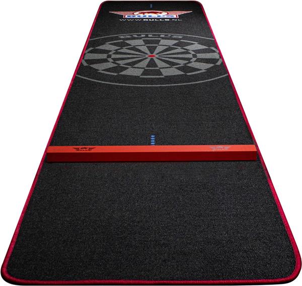 Grote foto bulls carpet dartmat black red 300x65 oche bulls carpet dartmat black red 300x65 oche sport en fitness darts