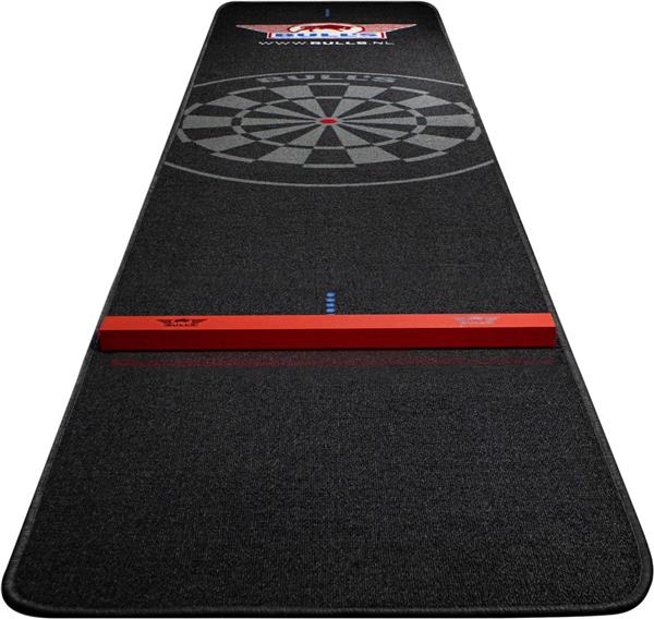 Grote foto bulls carpet dartmat black black 300x65 cm oche bulls carpet dartmat black black 300x65 cm oche sport en fitness darts