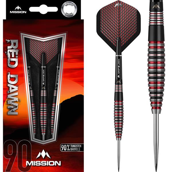 Grote foto mission red dawn 90 m3 red dawn 90 m3 25 gram sport en fitness darts