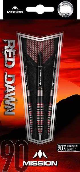 Grote foto mission red dawn 90 m3 red dawn 90 m3 25 gram sport en fitness darts