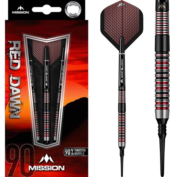 Grote foto softtip mission red dawn 90 m1 softtip mission red dawn 90 m1 sport en fitness darts