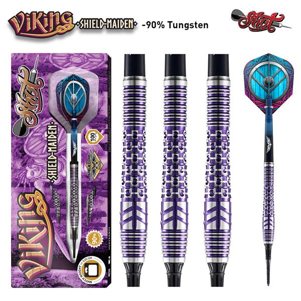 Grote foto softtip shot viking shield maiden 90 softtip shot viking shield maiden 90 sport en fitness darts