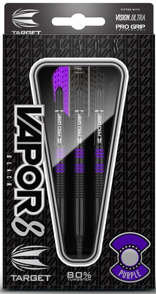 Grote foto softtip target vapor8 black purple 80 softtip target vapor8 black purple 80 sport en fitness darts