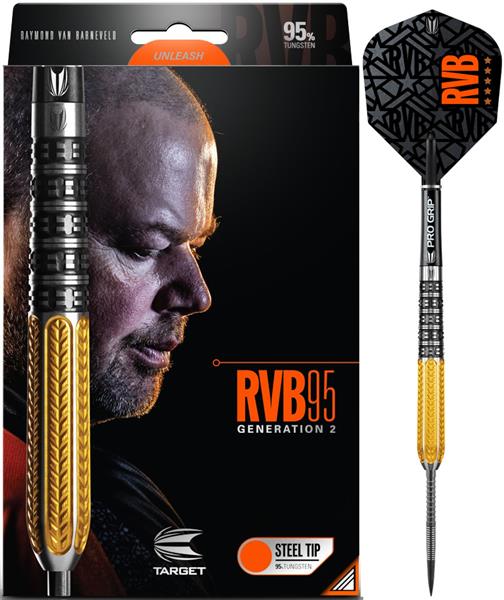 Grote foto target raymond van barneveld gen.2 rvb 95 raymond van barneveld gen.2 rvb 95 25 gram sport en fitness darts