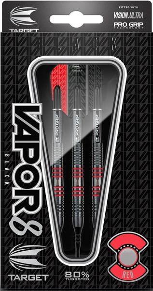 Grote foto softtip target vapor8 black red 80 softtip target vapor8 black red 80 sport en fitness darts