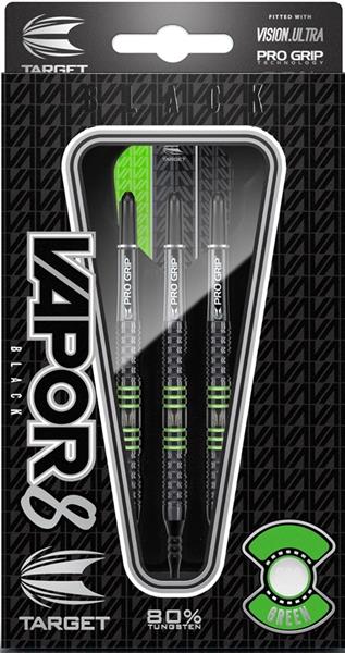 Grote foto softtip target vapor8 black green 80 softtip target vapor8 black green 80 sport en fitness darts
