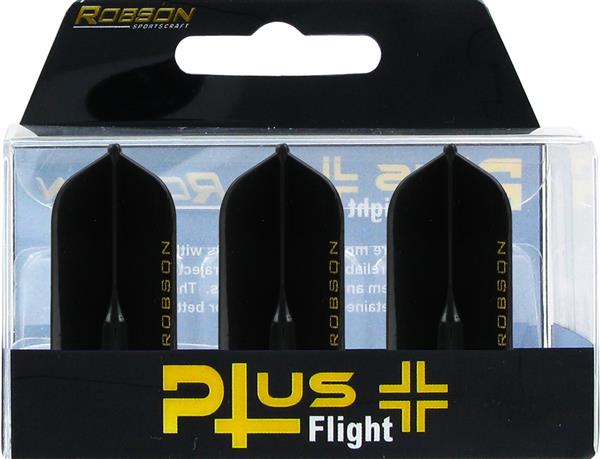 Grote foto robson plus flight slim black robson plus flight slim black sport en fitness darts