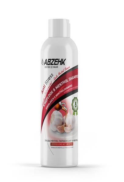 Grote foto abzehk knoflook menthol anti stress shampoo 400ml kleding dames sieraden