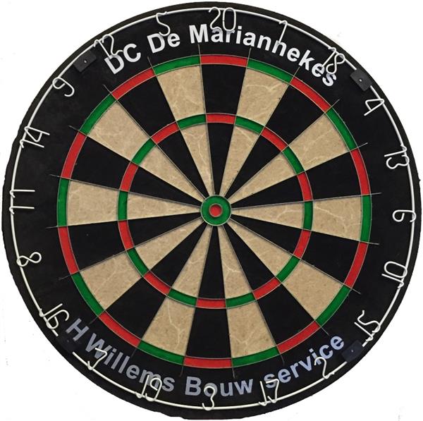 Grote foto customized dartboard with text customized dartboard with text sport en fitness darts