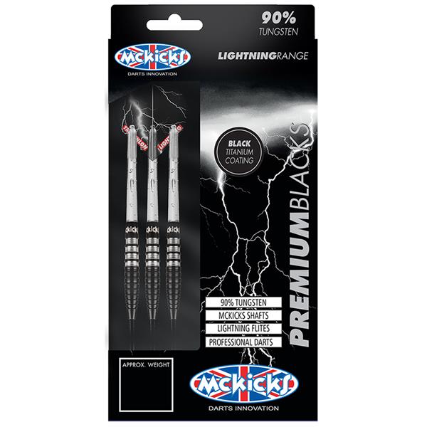 Grote foto mckicks premium black 90 mckicks premium blacks 90 25 gram sport en fitness darts