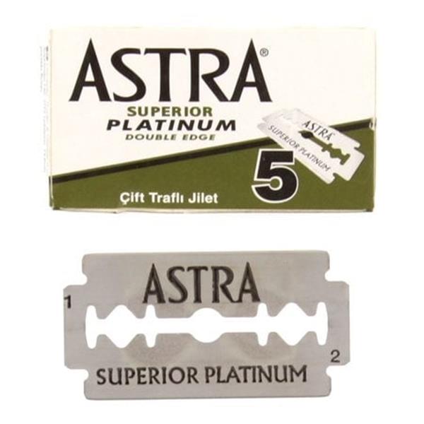 Grote foto astra superior platinum double edge razor blade 20 x 5 kleding dames sieraden